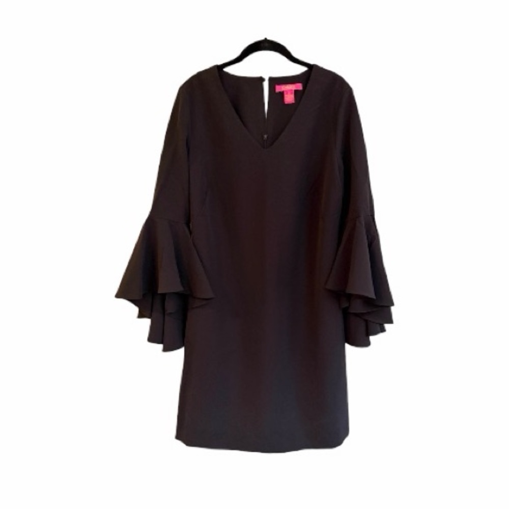 CATHERINE MALADRINO, NWOT, WOMENS BLACK COCKTAIL, PARTY DRESS. SIZE 10